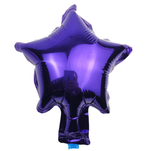 

Шар фольгированный звезда ФИОЛЕТОВАЯ, 4 дюйма (12 см), Фиолетовый