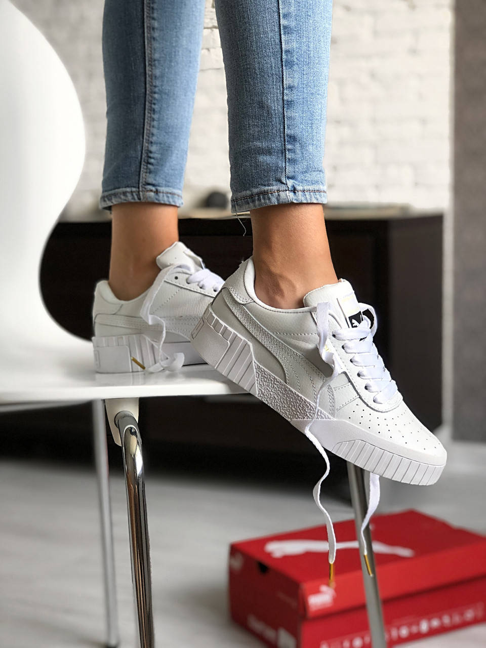 

Женские кроссовки Puma Cali White, Белый