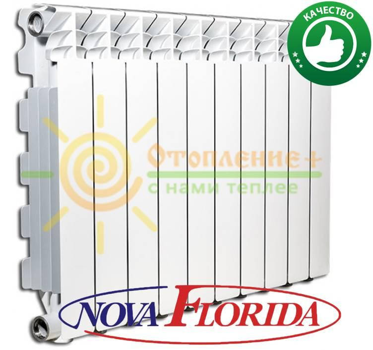 

Радиатор алюминиевый Nova Florida Libeccio C2 500х100 (Италия), Белый