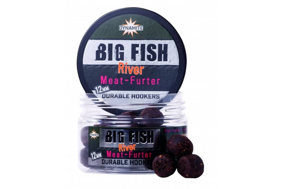 

Бойлы Dynamite Baits Big Fish River Durable Hookers Meat-Furter Ø12мм
