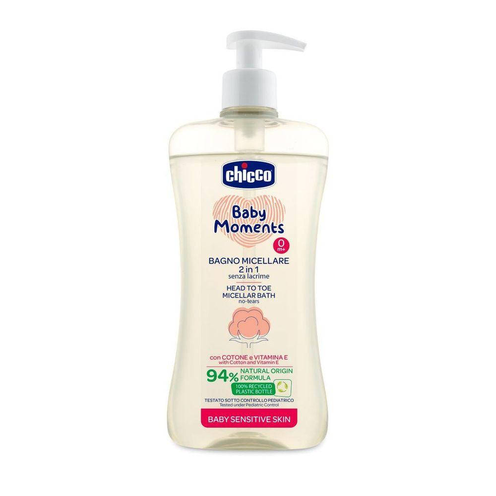 

Шампунь-гель для тела и волос "Без слез" для чувствительной кожи Chicco Baby Moments 500 мл (8058664129324)