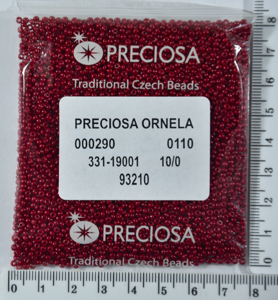 

Бисер PRECIOSA №10/0 натурал №93210 пакет 50 грамм уп=1пакет