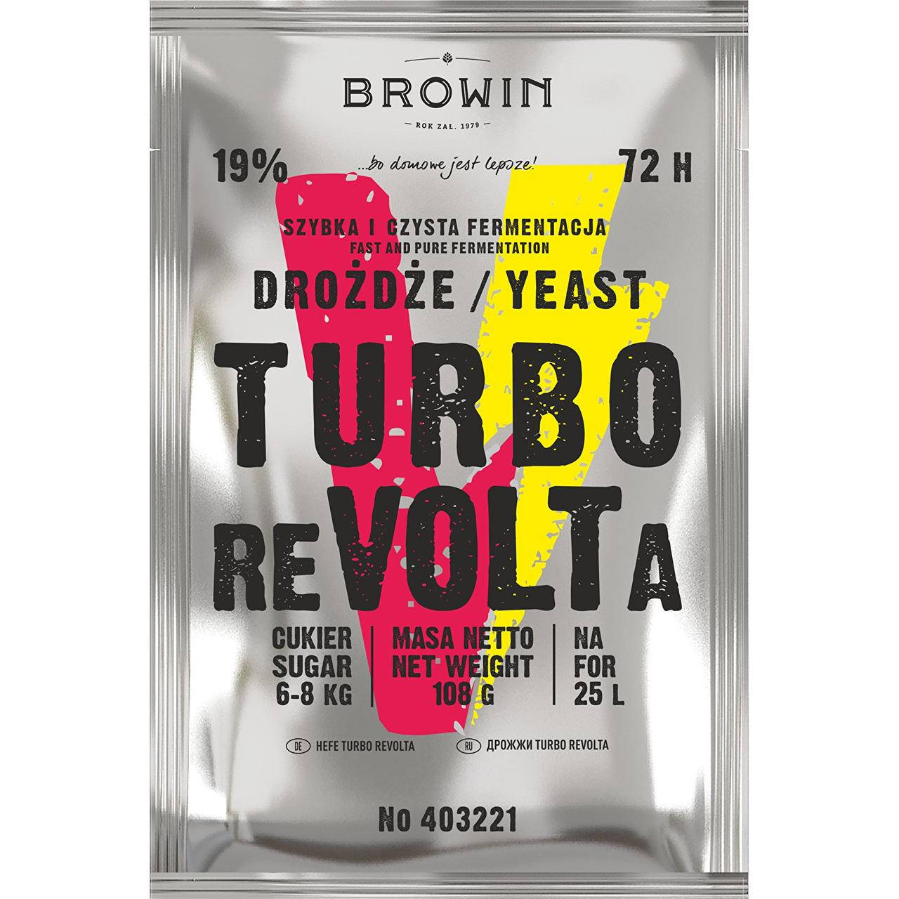 

Дрожжи TURBO reVOLTa 72ч