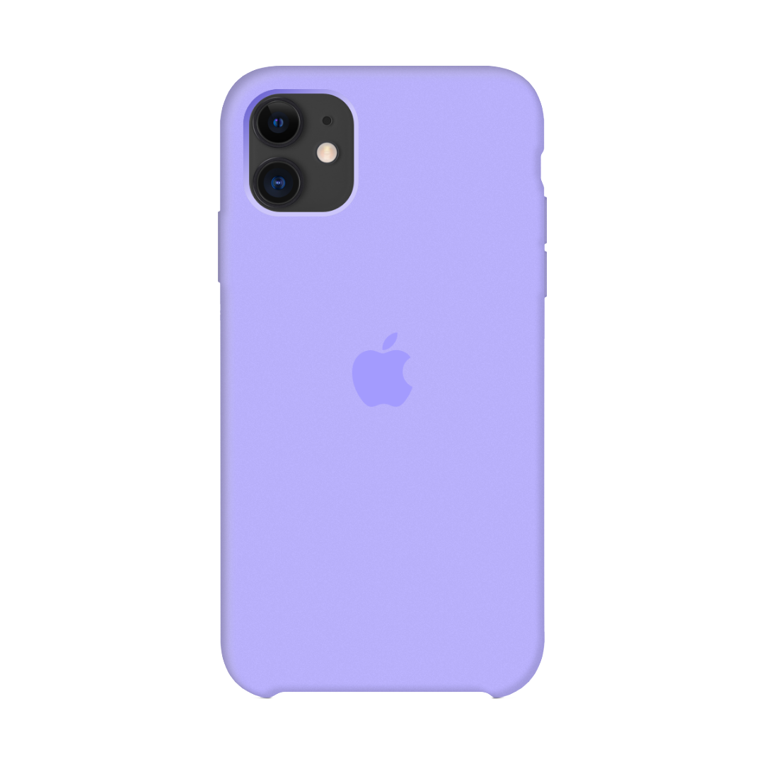 

Чехол Silicone case for iPhone 11 lilac, Сиреневый