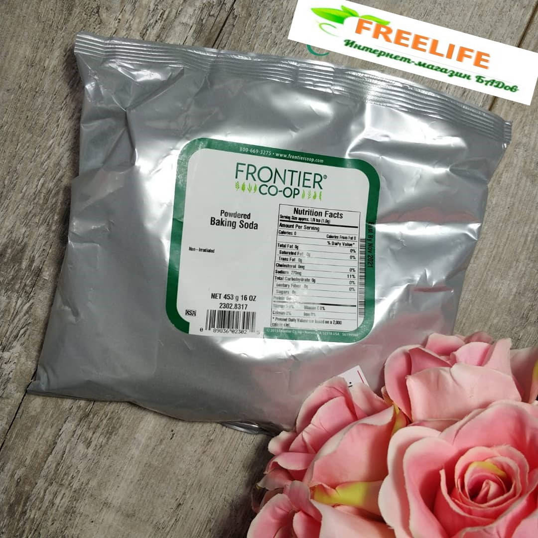 

Frontier Natural Products, Сода для выпечки, 16 унций (453 г)