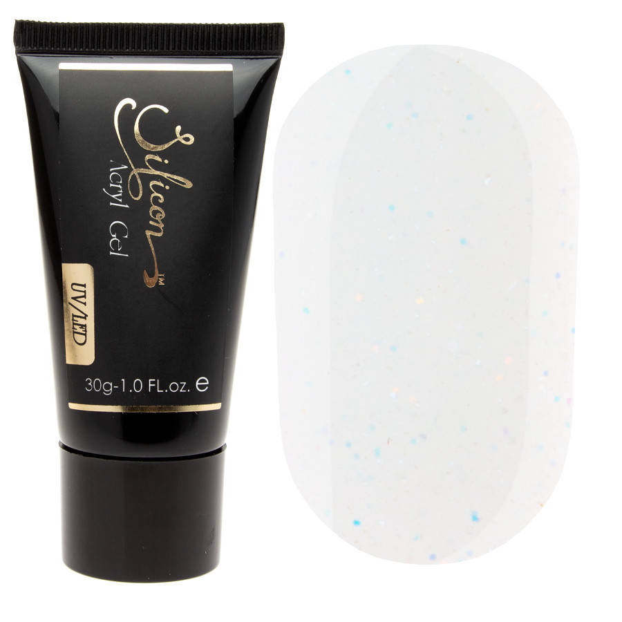 

Silicon Acryl Gel Shine № 1 - акрил-гель с шиммером, полигель, 30 мл