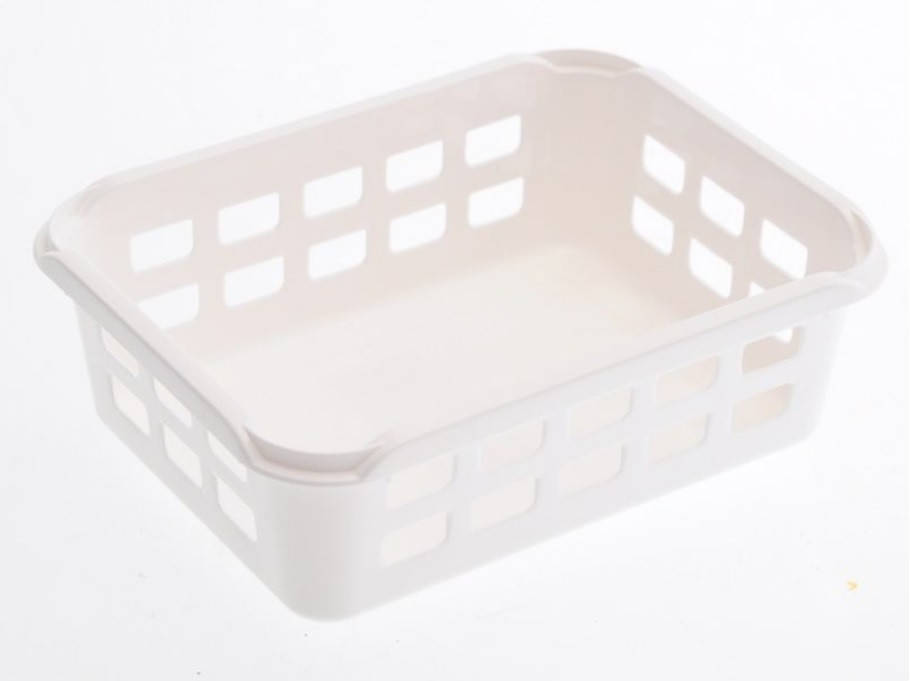 

Корзинка пластиковая Белая Heidrun Baskets,18,5*14*6см (HDR-1098), Белый