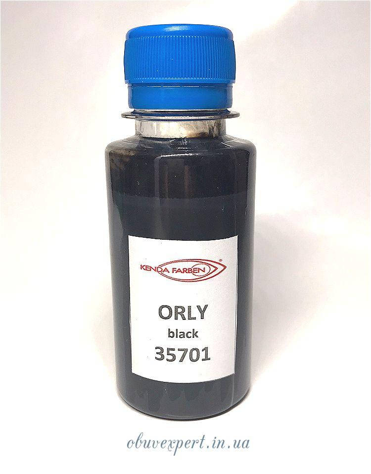 

Фарба для урізу шкіри Orly 35701, чорний лак, 100мL, на водній основі, Черный