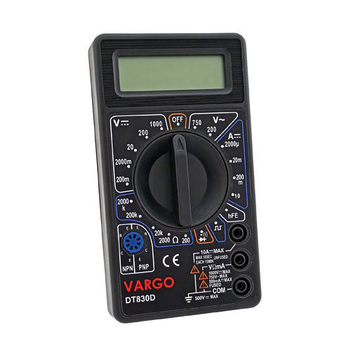 

Мультиметр VARGO DT 830B чорний