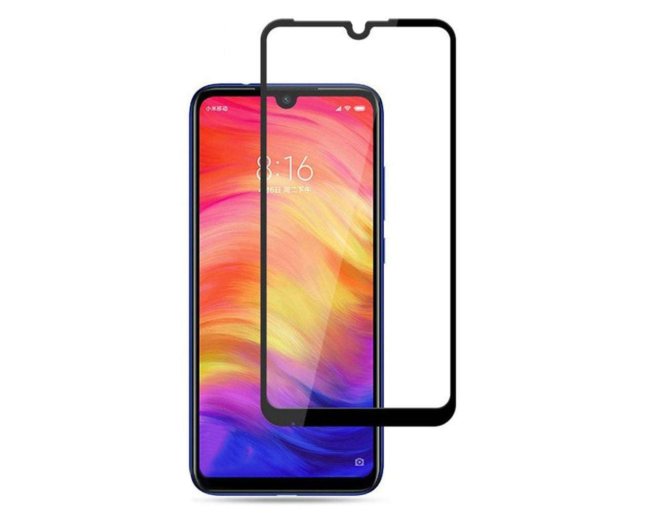

Защитное стекло Xiaomi Redmi Note 7 Pro (2,5D) \ Защитное стекло на весь экран Xiaomi Redmi Note 7 Pro, Черный