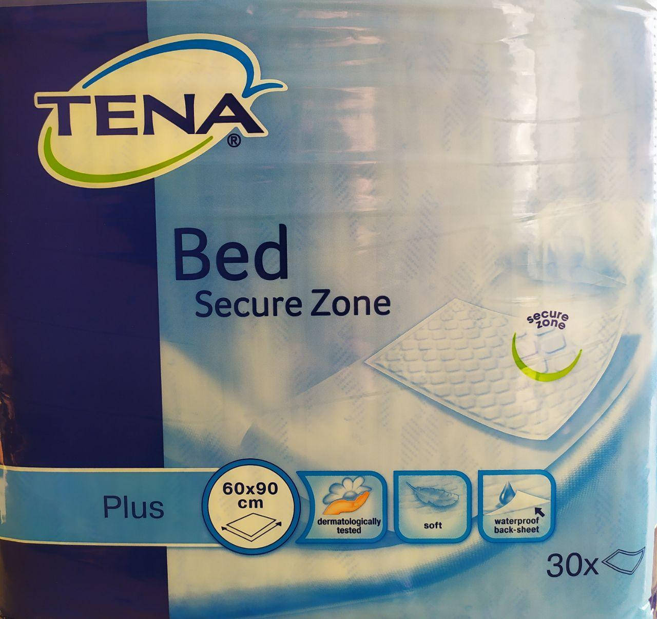 

Одноразовые пеленки впитывающие Tena Bed Plus Secure Zone 60x90 30 шт