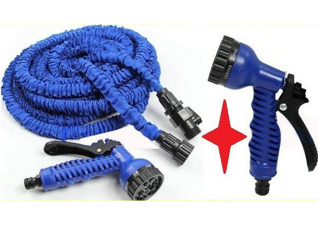 

Садовый шланг для полива XHOSE с распылителем 7.5 м