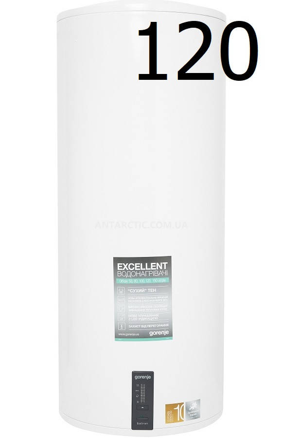 

Бойлер, водонагреватель GORENJE GBF 120 SMV9 л, литров, электрический накопительный