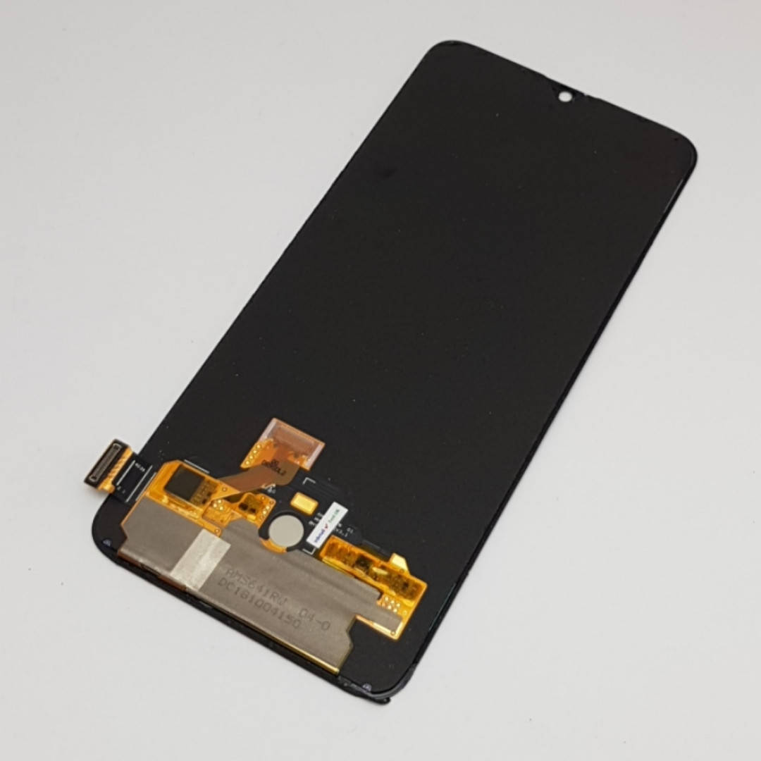 

С дефектом. Дисплей OnePlus 6T A6010 OLED модуль черный Сервисный оригинал с разборки