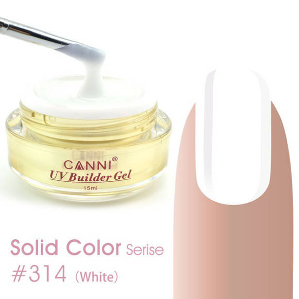 

Камуфлирующий гель CANNI №314 - белый, 15 мл (в оригинальной упаковке)