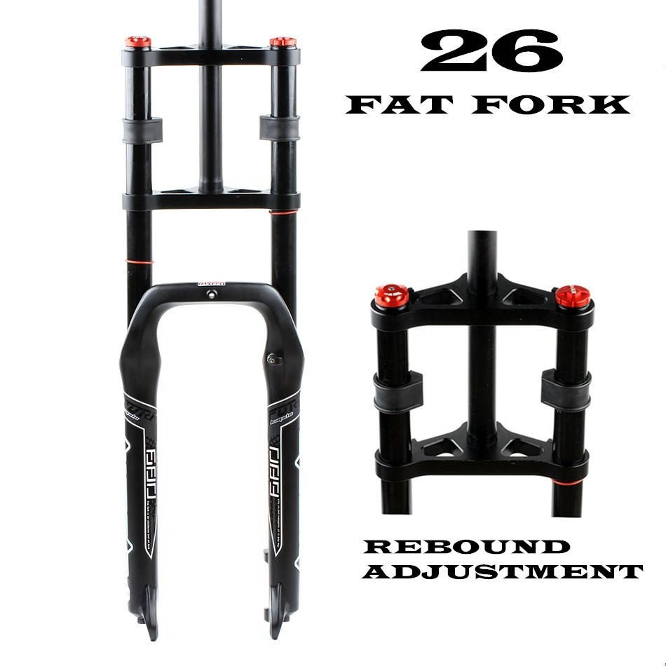 

Двухкоронная Вилка Для Фэтбайка 26 Дюймов HIMALO FAT ALL BLACK
