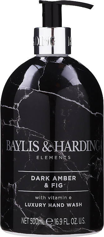 

Парфюмированное жидкое мыло для рук Baylis & Harding Elements Dark Fig & Amber Hand Wash 500 мл
