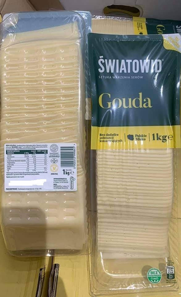 

Сыр Гауда нарезка 1 кг Swiatowid Польша Gauda