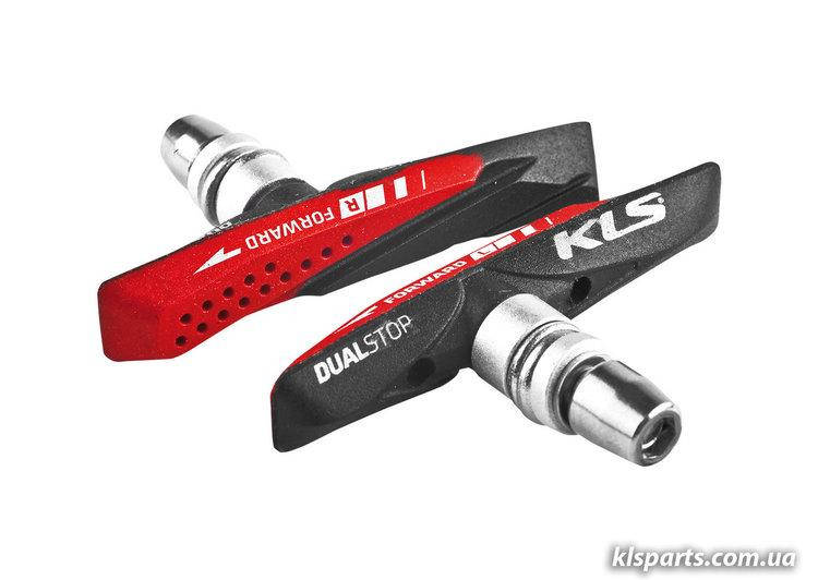 

Колодки гальмівні KLS DUALSTOP V-02 для V-BRAKE