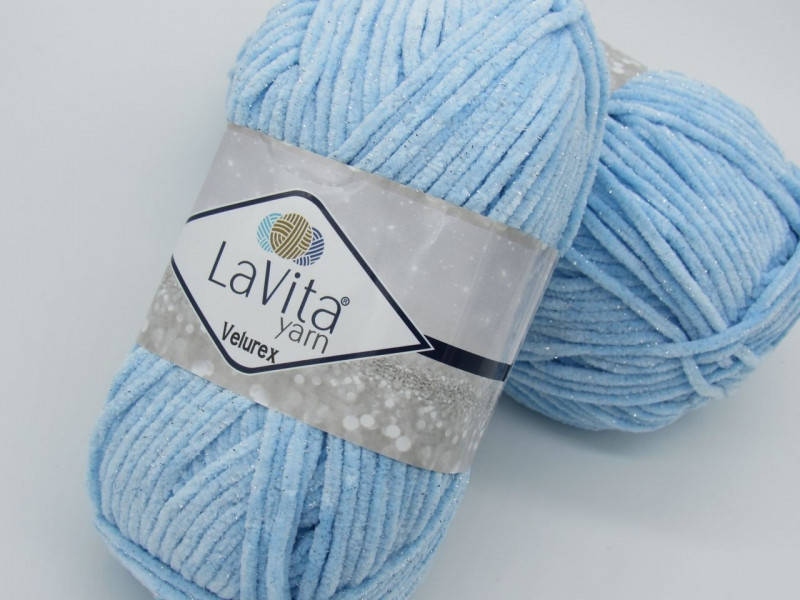 

Пряжа Velurex Lavita-5010, Голубой