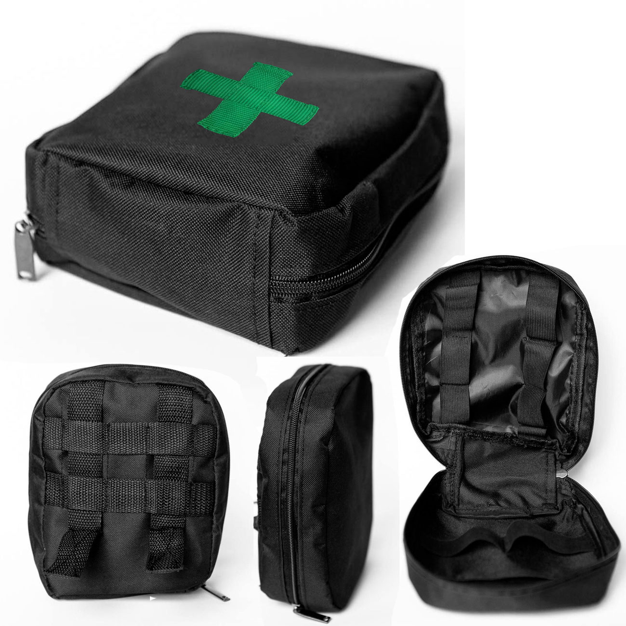 

Тактическая аптечка подвесная Molle из ткани, Цвет: черный