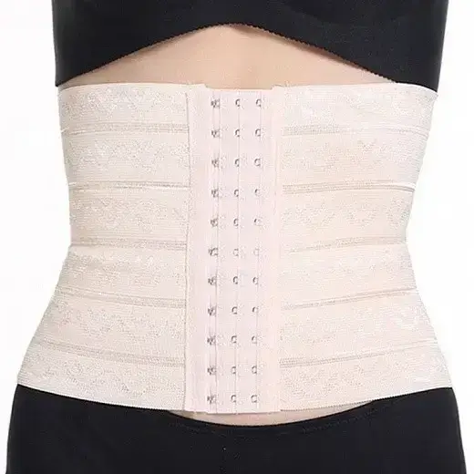 

Утягивающий корсет Waist Trimmer Belt - корректирующее белье (размер S, L, ХL), Бежевый