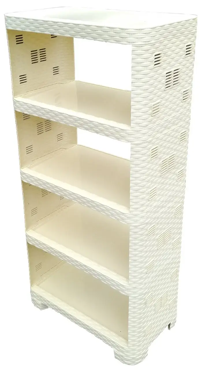 

Этажерка на 5 полок, Ротанг, Песочный