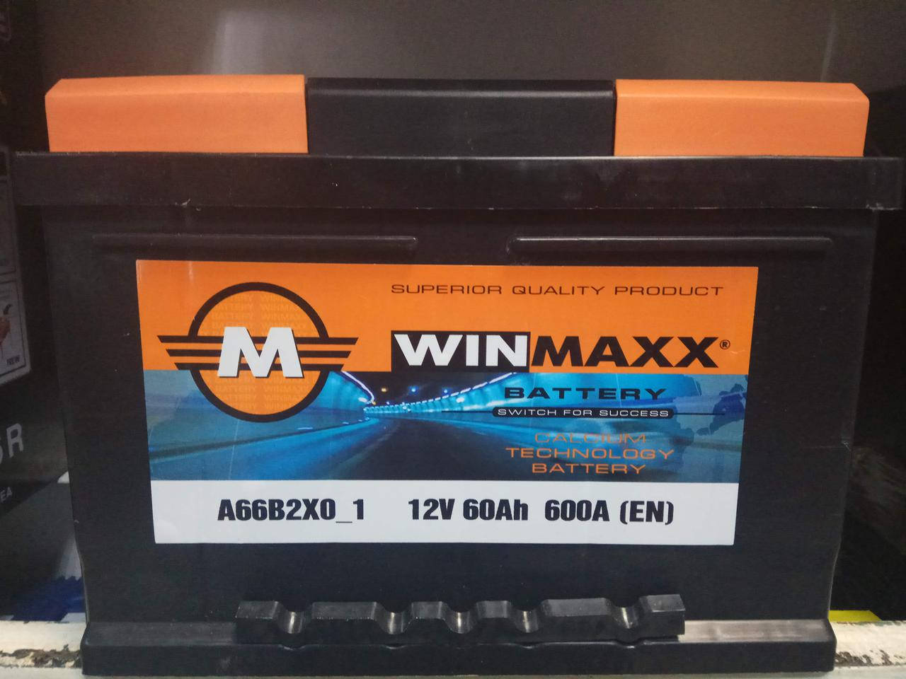 

Аккумулятор автомобильный WinMaxx 12V 60Ah