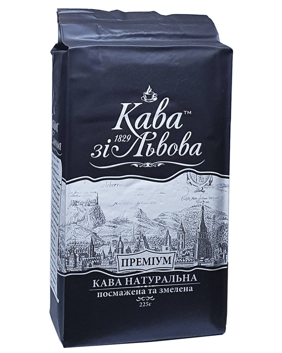 

Кава мелена Кава зі Львова Преміум 225 г (52066)
