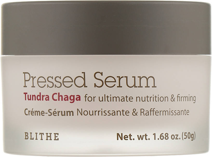 

Спрессованная крем-сыворотка для лица Blithe Pressed Serum Tundra Chaga 50ml