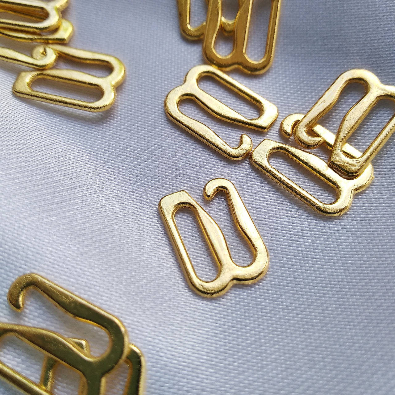 

Фурнітура для білизни, гачок, 1см, золото, Золотистый