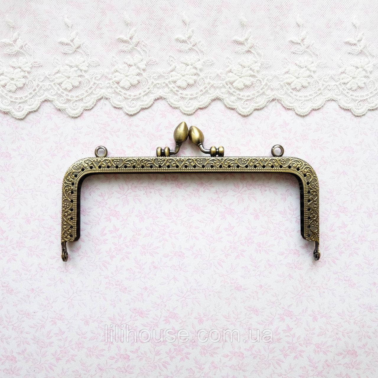 

Фермуар Замок-Рамка для Сумок и Кошельков Прямоугольный 15 см БРОНЗА