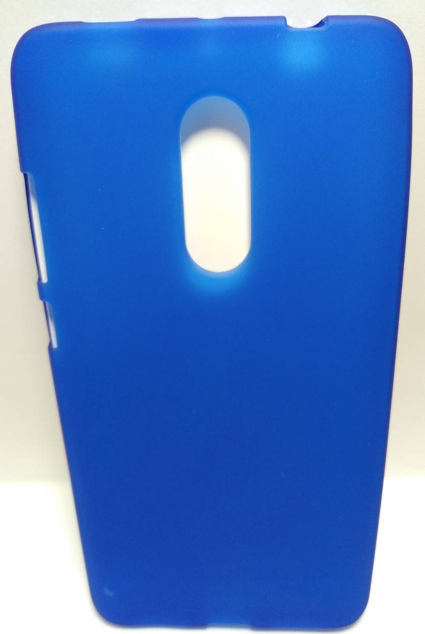 

Силиконовый чехол Xiaomi Redmi Note 4 синий
