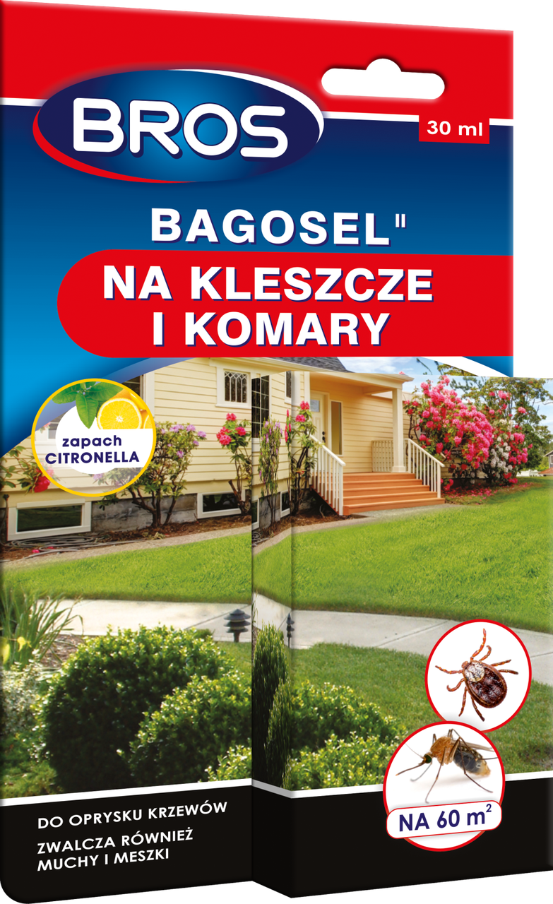 

Средство от комаров и клещей Bros Bagosel 30 мл