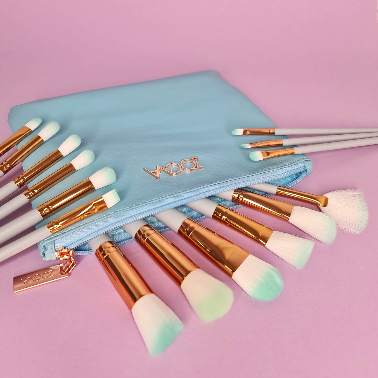 

Набор кистей для макияжа ZOEVA Blue (15 шт.)