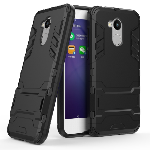 

PC + TPU чехол Metal armor для Honor 6A (7 цветов) черный