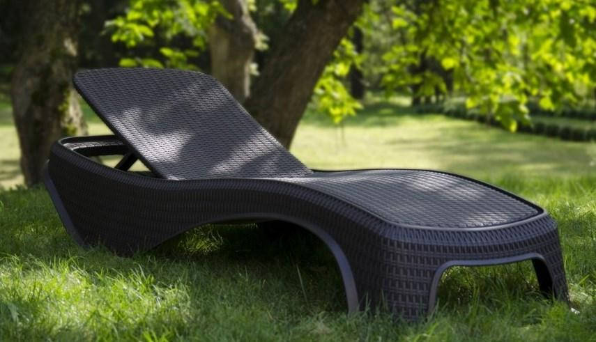 

Шезлонг пластиковый Keter Atlantic Графит