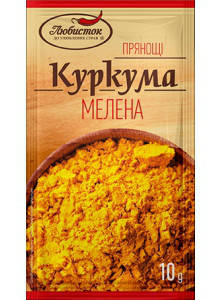 

Куркума мелена "Любисток" 10г (1*5/50)