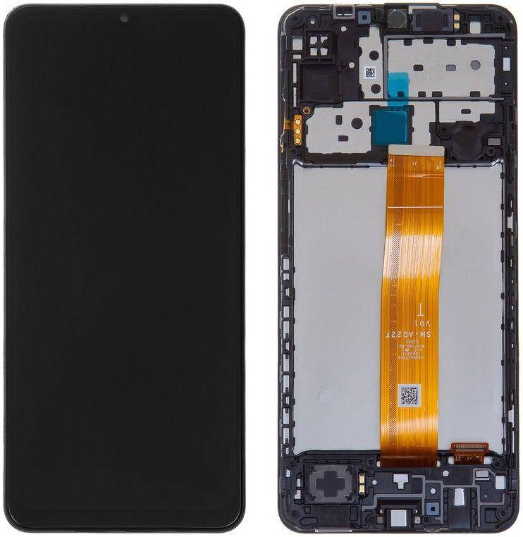 

Дисплей Samsung Galaxy M12 M127 с тачскрином и рамкой, Galaxy M12 M127, оригинал, черный