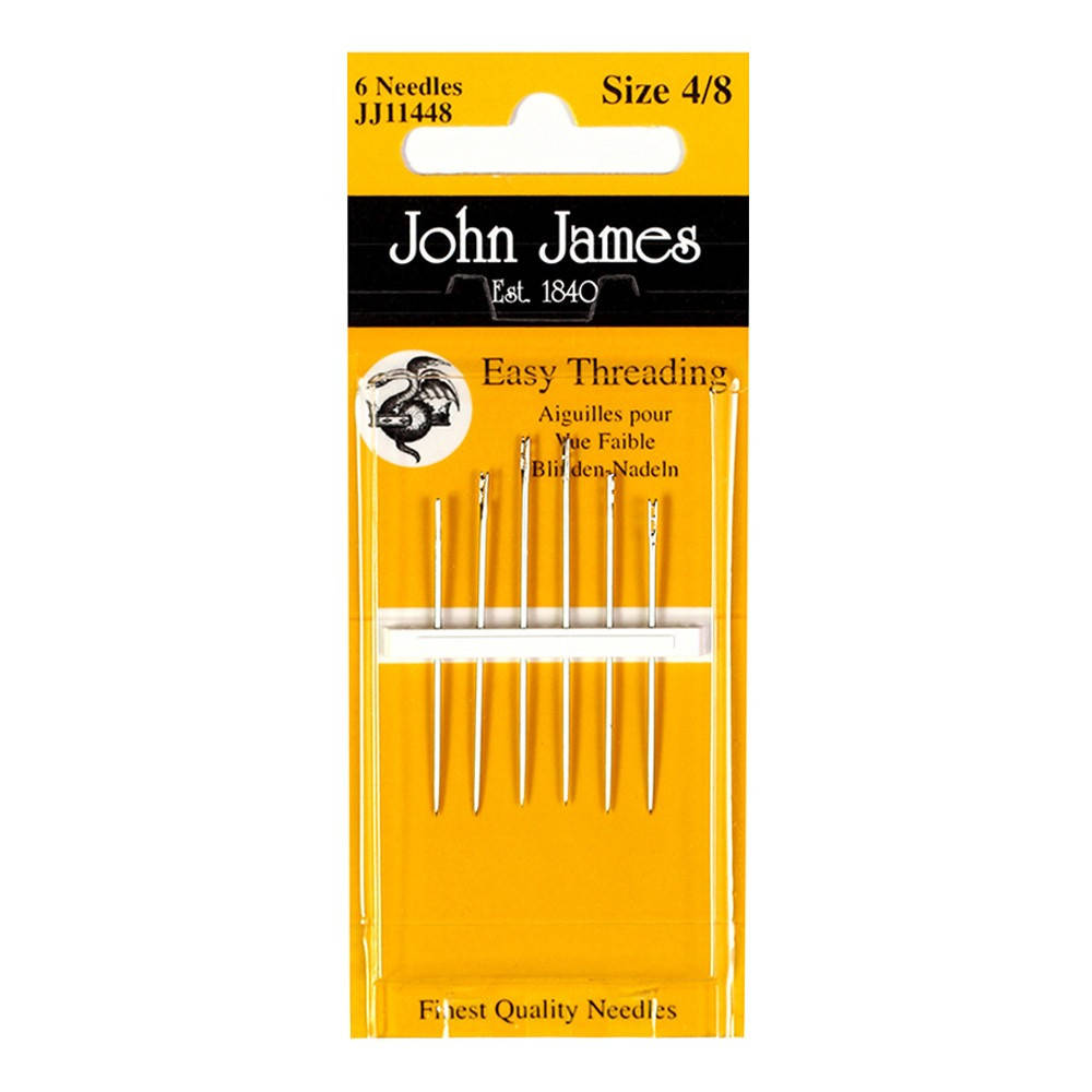 

Набор легкоодеваемых игл для шитья №4/8 (6шт) John James JJ11448