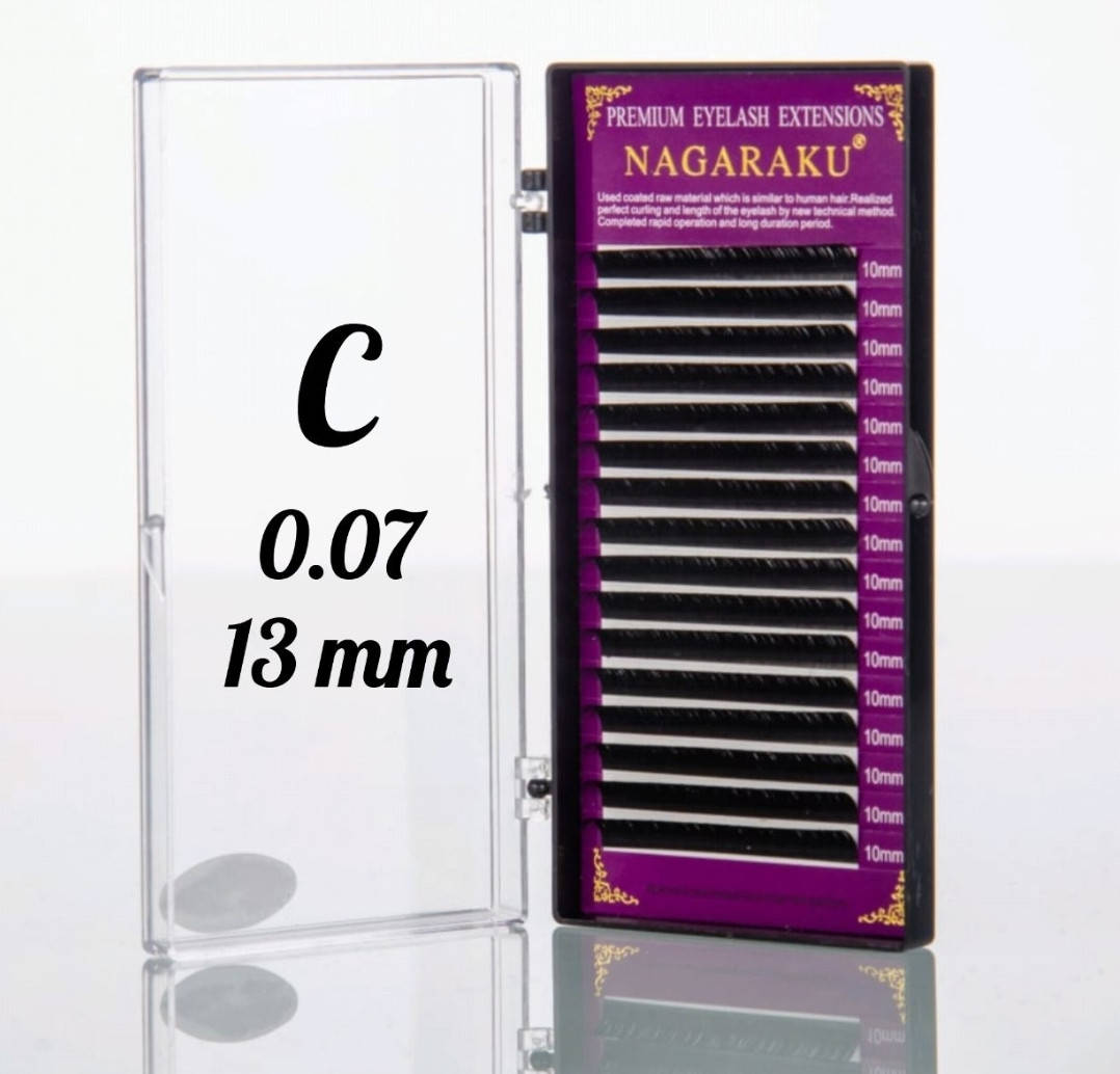 

Ресницы Nagaraku 0.07С - 13 мм