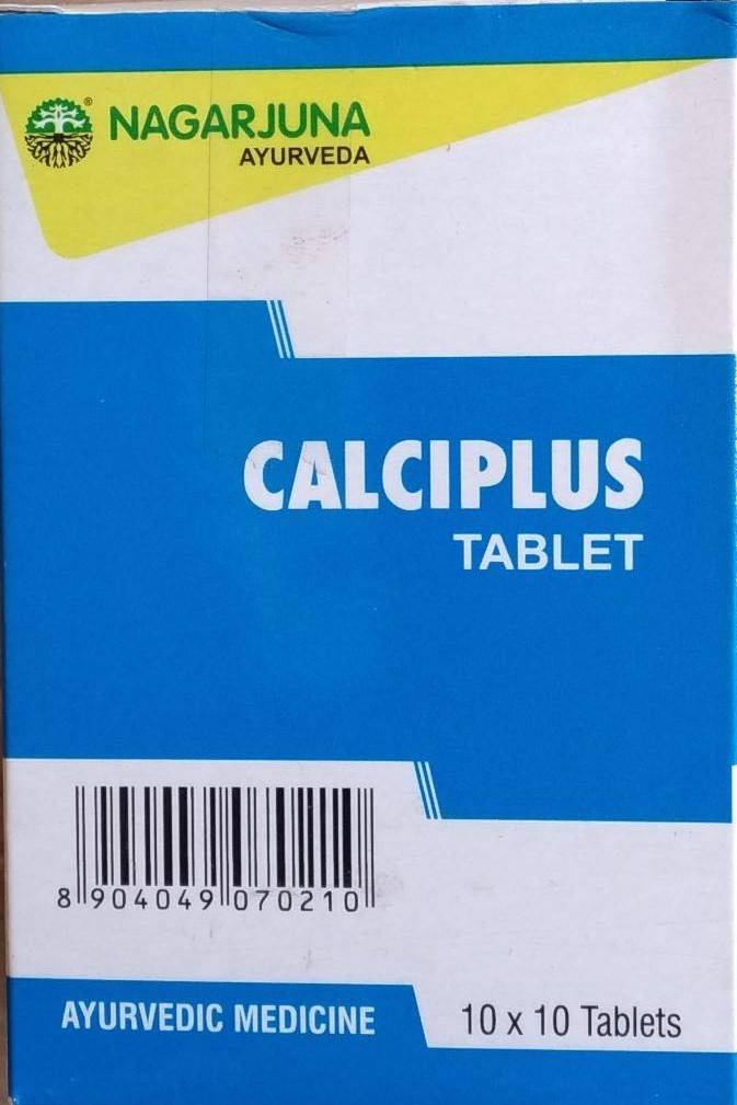 

Кальціплюс Нагарджуна 100 таб, Nagarjuna Calciplus Tablets, Кальциплюс, дефицит кальция, остеопороз, Аюрведа