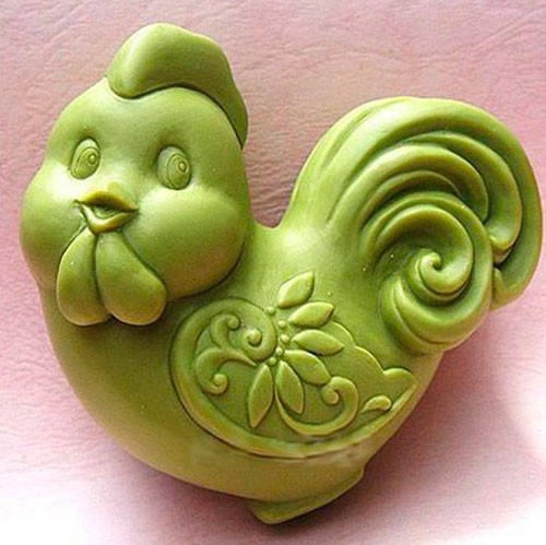 

Силиконовая форма Петушок веселый