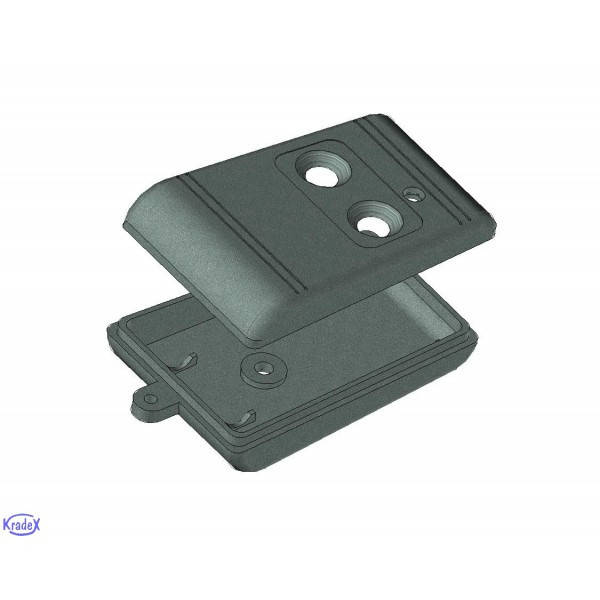 

Z14B ABS (Kradex) корпус, черный, 16x38x56мм, комплект Kradex