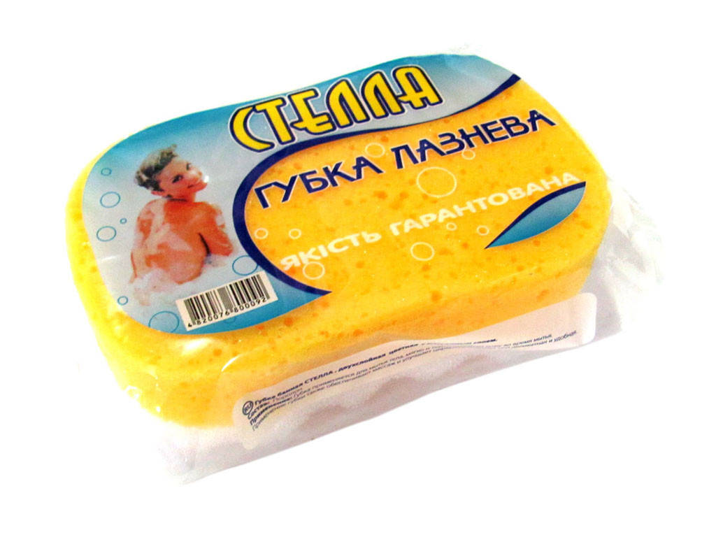

Мочалка для душа банная Стелла в виде сыра