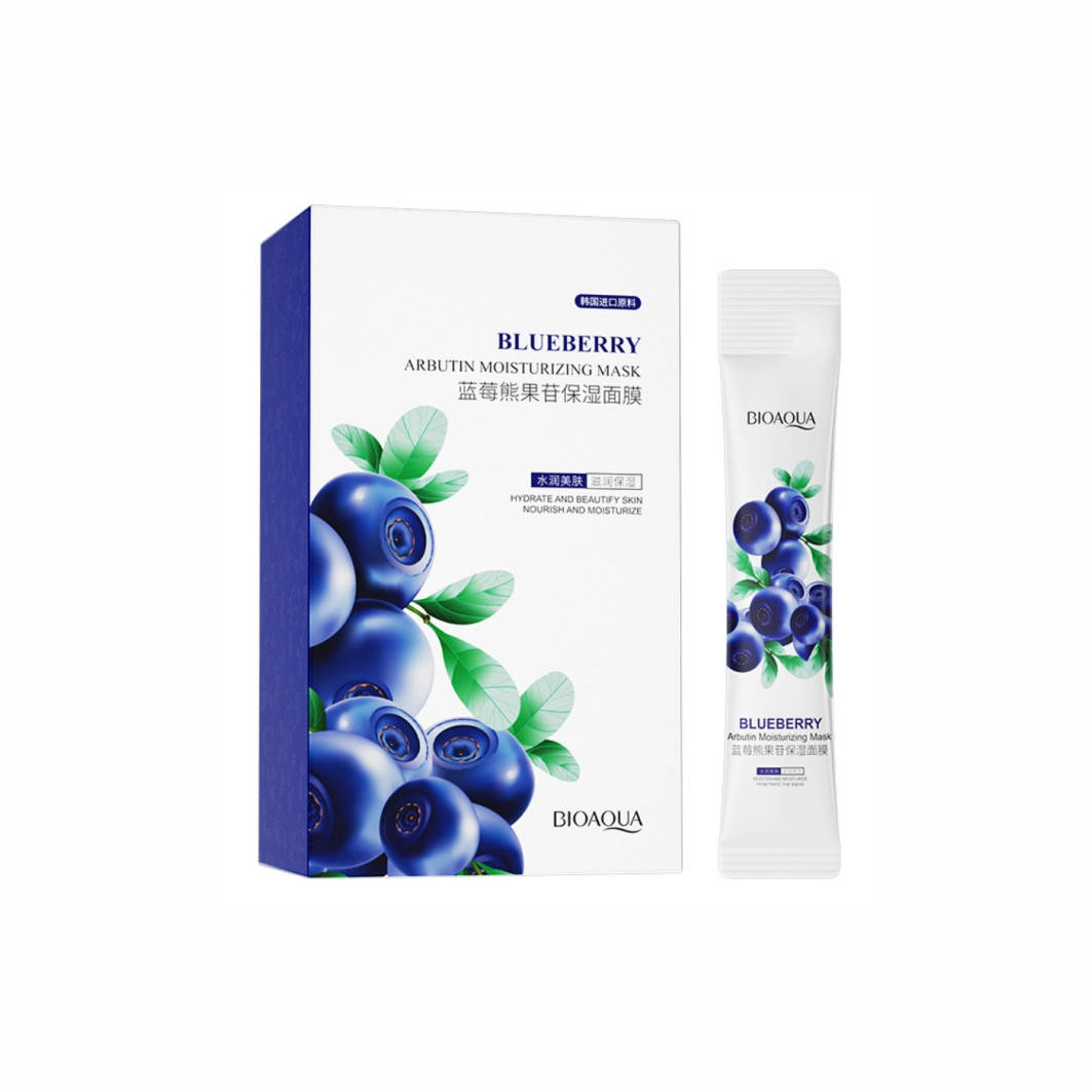 

Увлажняющая маска для лица с черникой Bioaqua Blueberry Mask