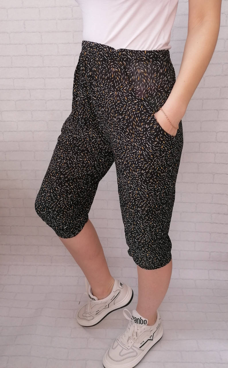 

Капри женские галифе султанки, 46-52 размер. Алладины женские, Разные цвета