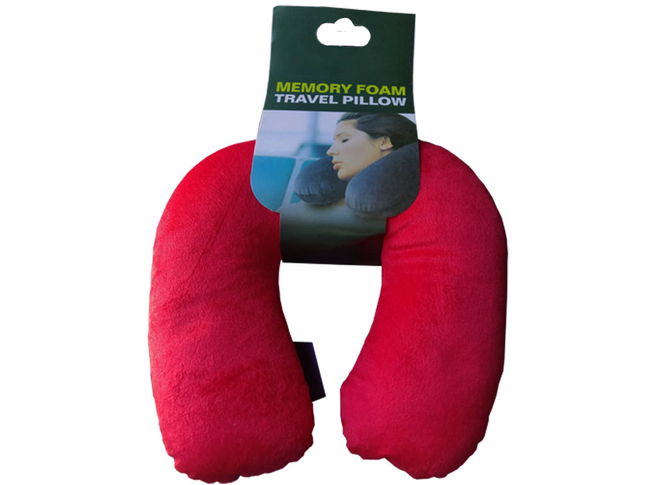 

Подушка под шею Антистресс из полистерольных шариков красная, Красный