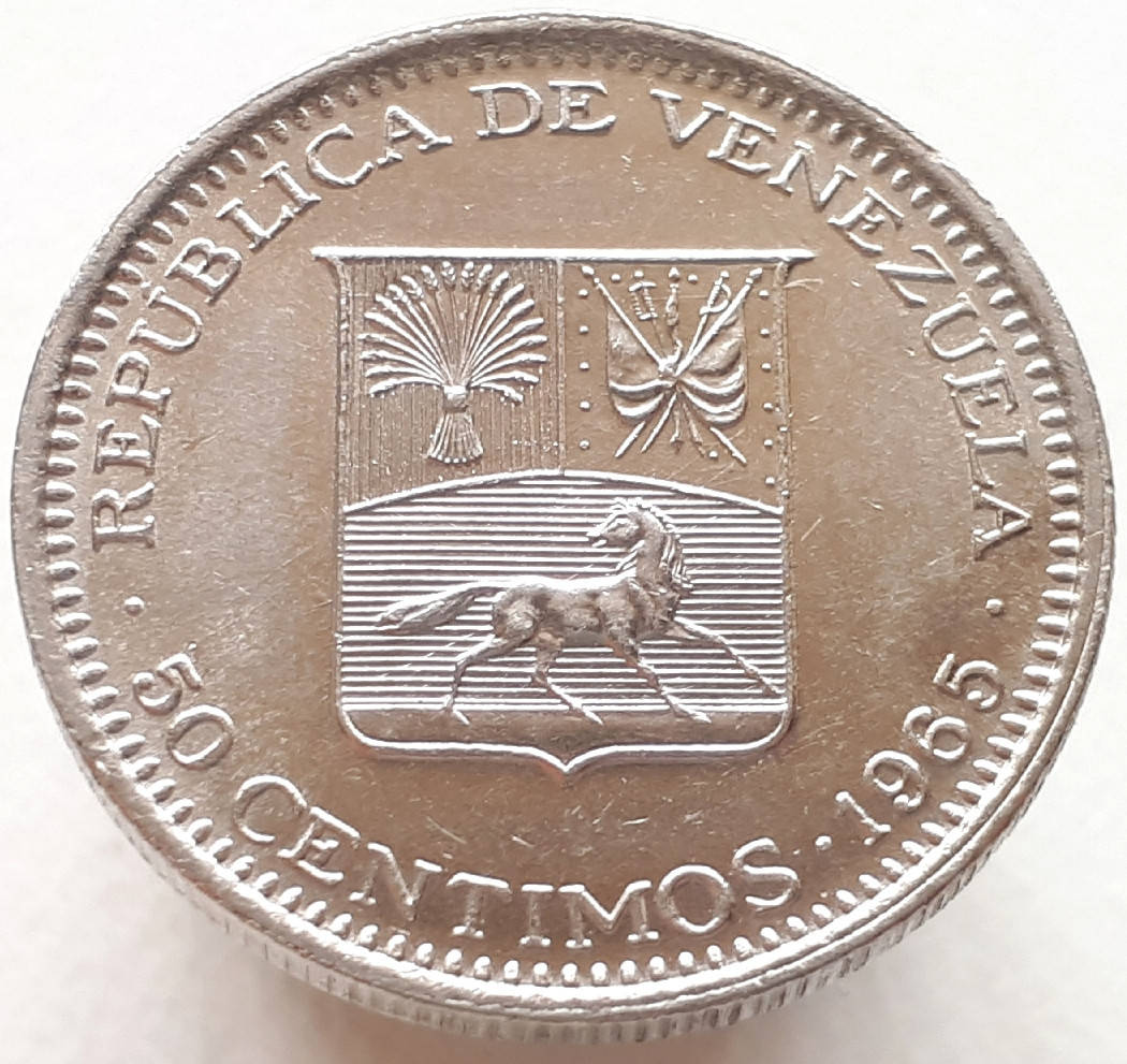 

Венесуэла 50 сентимо 1965