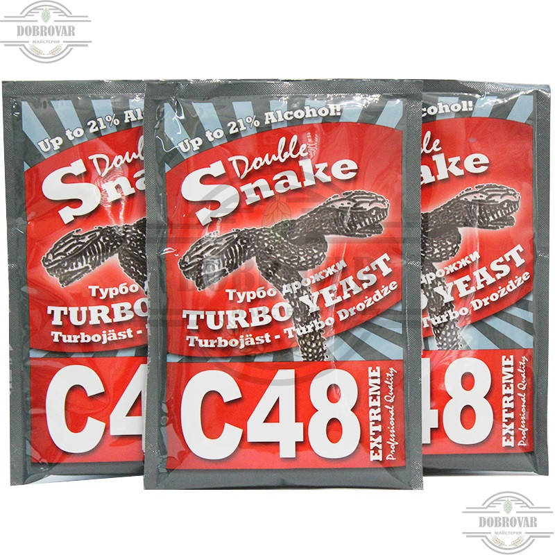 

Турбо дрожжи Double Snake C48 Turbo